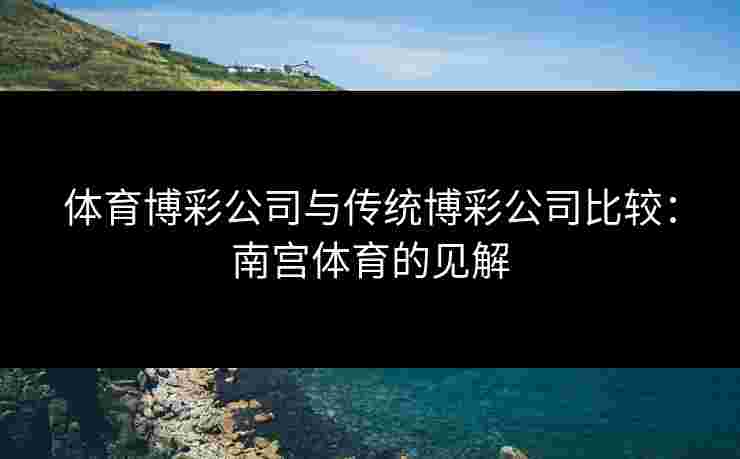 体育博彩公司与传统博彩公司比较：南宫体育的见解
