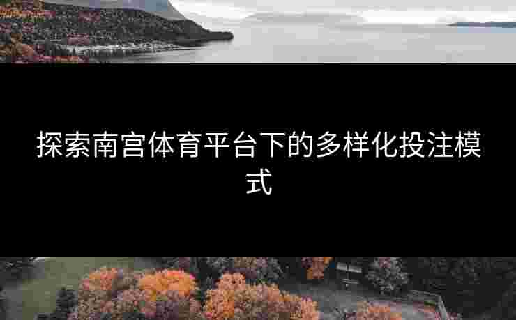 探索南宫体育平台下的多样化投注模式